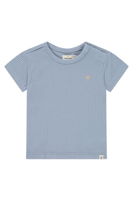 A tiny Story - baby t-shirt short sleeve - Light Blue