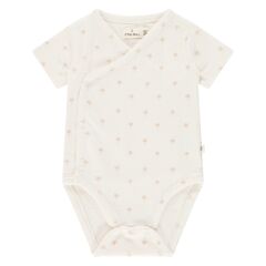 A tiny Story - baby romper short sleeve - Ecru