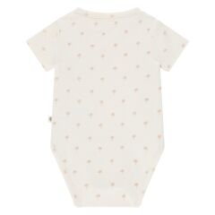 A tiny Story - baby romper short sleeve - Ecru