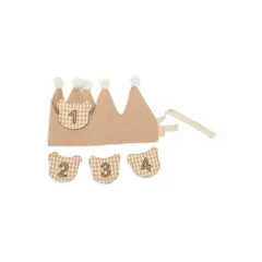 Jollein - Geburtstagskrone -Teddy Bear