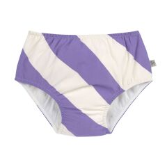 Lässig - Swim Diaper Stripes - purple/sea salt