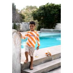 Lässig - Long Sleeve Rashguard Stripes - pale pink