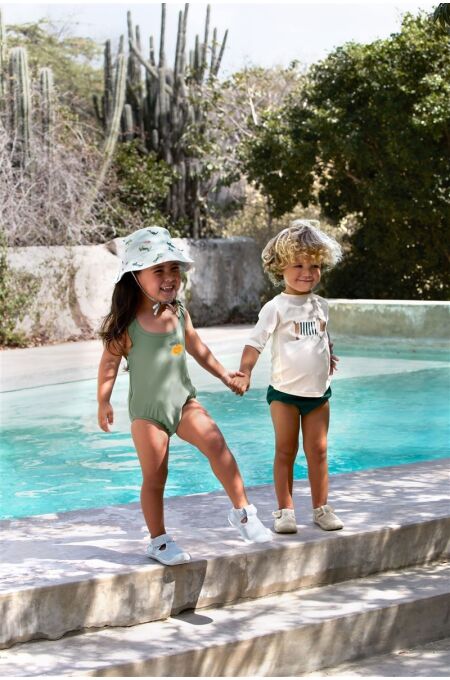 Lässig - Swimsuit Orange - green