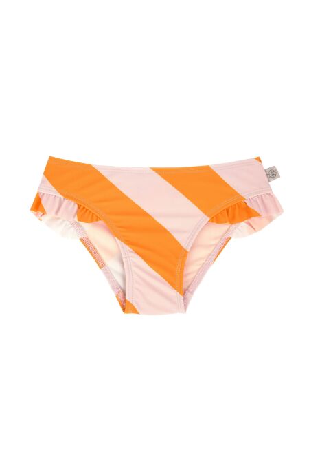Lässig - Bikini Pants Stripes pale - pink/orange