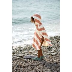 Lässig - Beach Poncho Stripes purple/sea salt