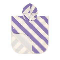 Lässig - Beach Poncho Stripes clay/sea salt