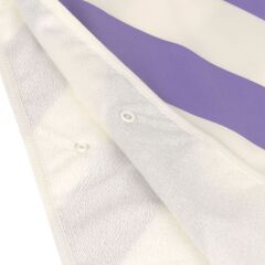 Lässig - Beach Poncho Stripes clay/sea salt