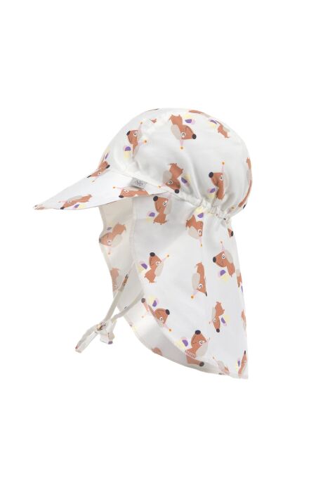 Lässig - Sun Protection Flap Hat Ice Cream/Dog