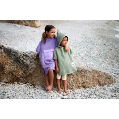 Lässig - Terry Surf Poncho purple