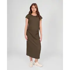 Love 2 Wait Dress Zimra Long Olive