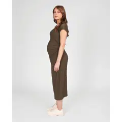 Love 2 Wait Dress Zimra Long Olive