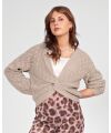 Love 2 Wait Cardigan Sand