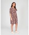 Love 2 Wait - Dress Zora Short AOP Pink Leopard
