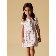 Lil Atelier - Kleid mit Erdbeerprint - Morganite