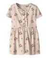 Lil Atelier - Kleid mit Erdbeerprint - Morganite