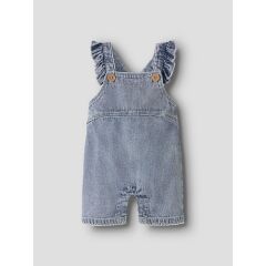 Lil Atelier - Jeans Overall Rüschen - Medium Blue Denim