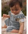 Lil Atelier - Jeans Overall Rüschen - Medium Blue Denim