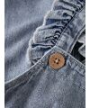 Lil Atelier - Jeans Overall Rüschen - Medium Blue Denim