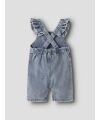 Lil Atelier - Jeans Overall Rüschen - Medium Blue Denim