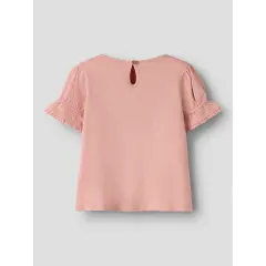 LilAtelier - T-Shirt mit Rüschen - Rose Tan