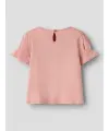 LilAtelier - T-Shirt mit Rüschen - Rose Tan