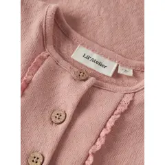 Lil Atelier - Kurzarm Body - Rose Tan