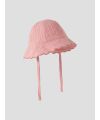 Lil Atelier - Musselin Sonnenhut - Rose Tan