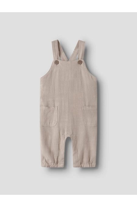 LilAtelier - Leichte Latzhose - feather gray