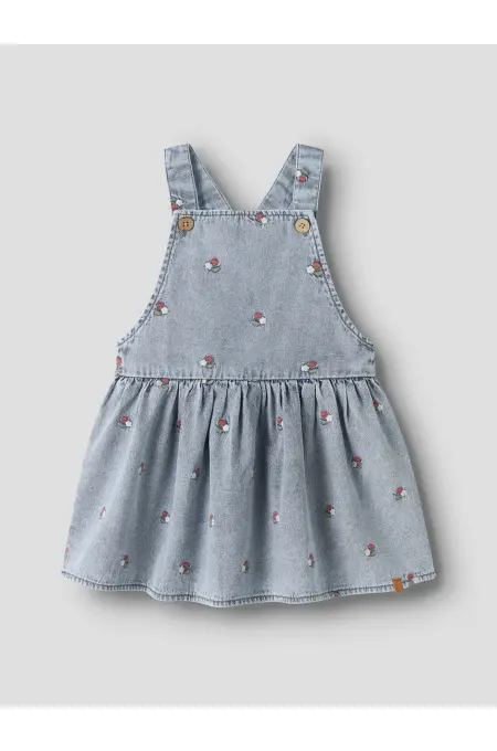 Lil Atelier - Jeans Kleid - Medium Blue Denim