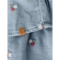 Lil Atelier - Denim Latzkleid - Medium Blue Denim