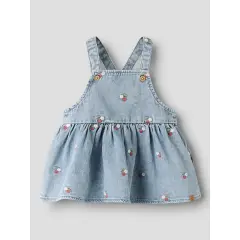 Lil Atelier - Denim Latzkleid - Medium Blue Denim