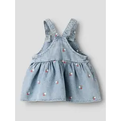 Lil Atelier - Denim Latzkleid - Medium Blue Denim