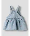 Lil Atelier - Denim Latzkleid - Medium Blue Denim
