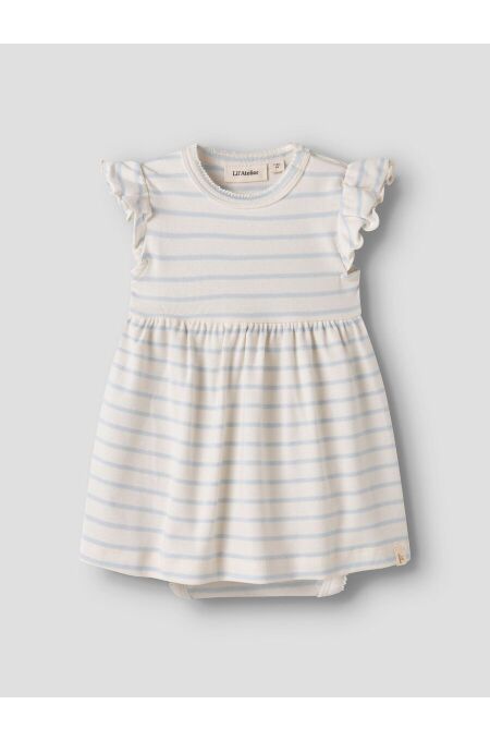 Lil Atelier - Gestreiftes Kleidchen - Coconut Milk PLEIN AIR