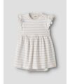 Lil Atelier - Gestreiftes Kleidchen - Coconut Milk PLEIN AIR