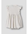 Lil Atelier - Gestreiftes Kleidchen - Coconut Milk PLEIN AIR