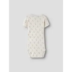 Lil Atelier - Kurzarm Body - Coconut Milk Erdbeere