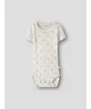 Lil Atelier - Kurzarm Body - Coconut Milk Erdbeere