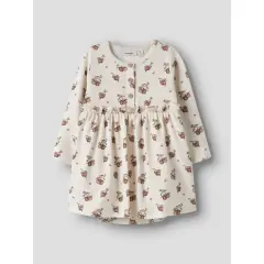 LilAtelier - Kleid mit Apfel Print - Turtledove
