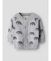 LilAtelier - Strickjacke Elefant - Sleet