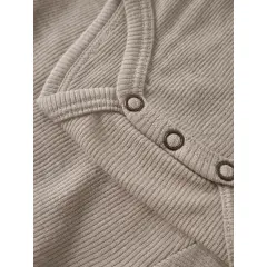 Lil Atelier -  Langarmbody - Wolle - Feather Gray