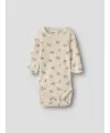Lil Atelier - Langarmbody mit Fuchs - Wolle - Turtledove FOX