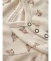 Lil Atelier - Langarmbody mit Fuchs - Wolle - Turtledove FOX