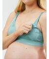 Cake Maternity - Freckles Recycled - Nursing Bra Busty - teal