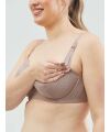 Cake Maternity - Timstams Nursing Bra - taupe