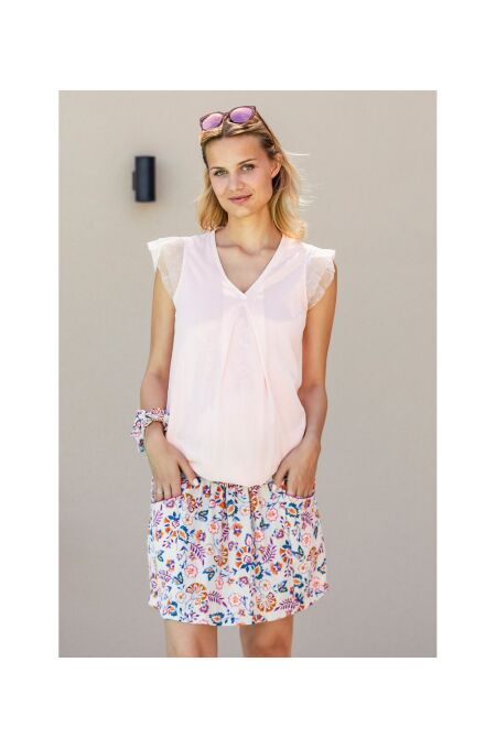 Balloon - Bluse Petal - rose nude