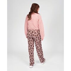 Love 2 Wait Pants AOP Pink Leopard