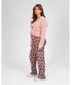 Love 2 Wait Pants AOP Pink Leopard