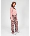 Love 2 Wait Pants AOP Pink Leopard