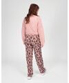 Love 2 Wait Pants AOP Pink Leopard